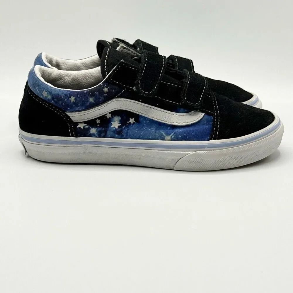 Vans Aplix Galaxy Print Canvas Sneakers - Kids US 3